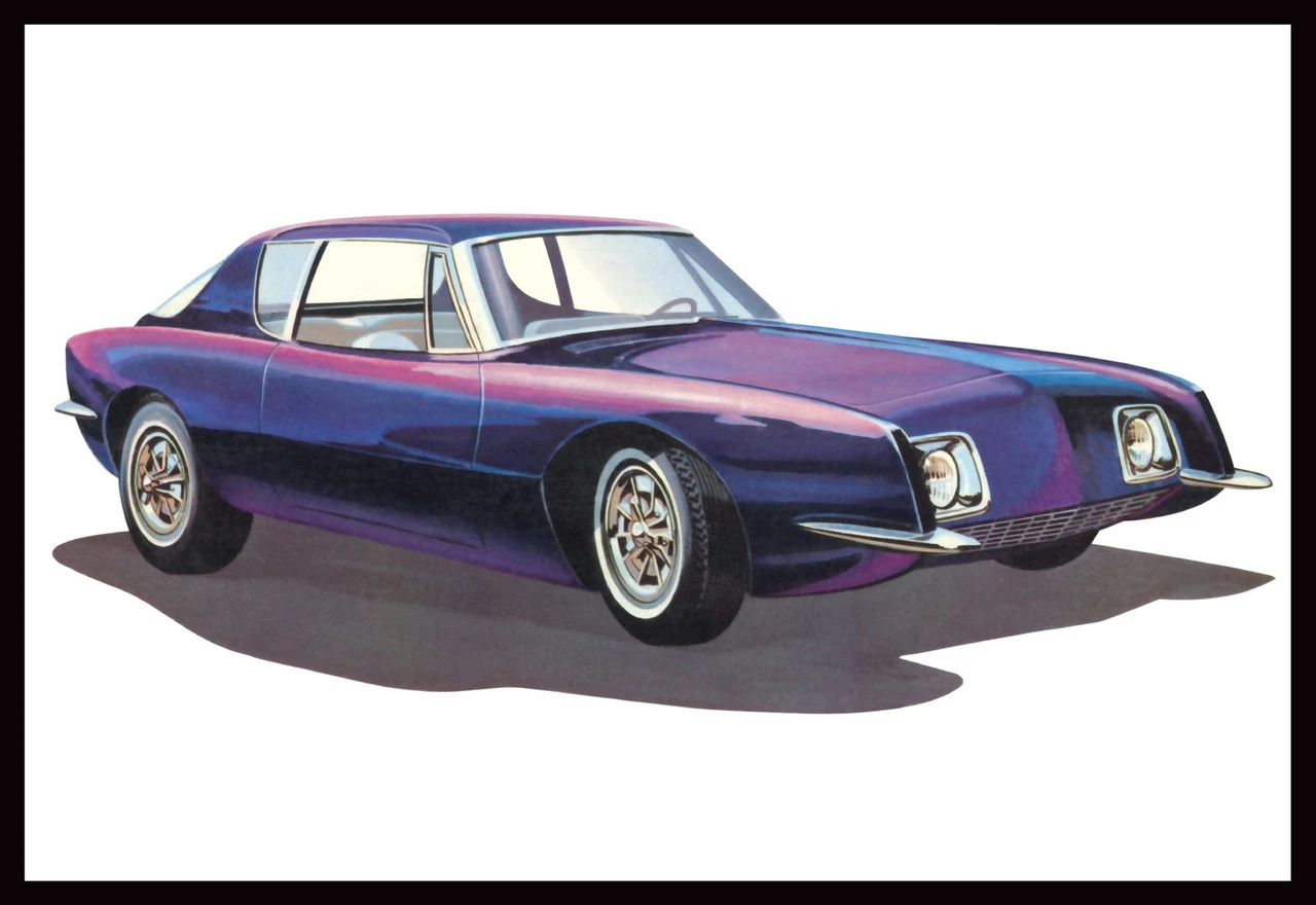 AMT 1312 - 1963 Studebaker Avanti - 1:25 Scale Kit 1 AMT 1312 - 1963 Studebaker Avanti - 1:25 Scale Kit