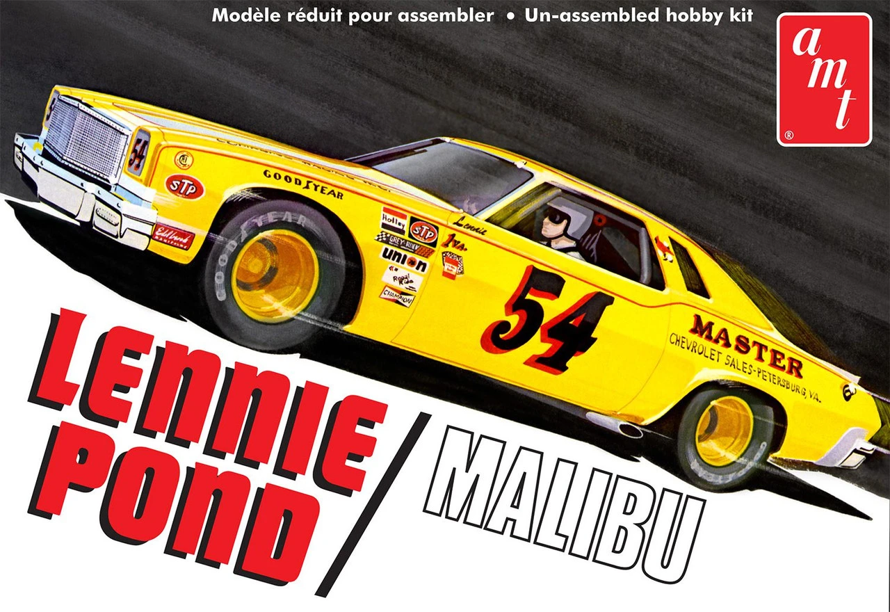 AMT 1352 - Lennie Pond 1974 Chevy Malibu Stock Car - 1:25 Scale Kit 1 AMT 1352 - Lennie Pond 1974 Chevy Malibu Stock Car - 1:25 Scale Kit