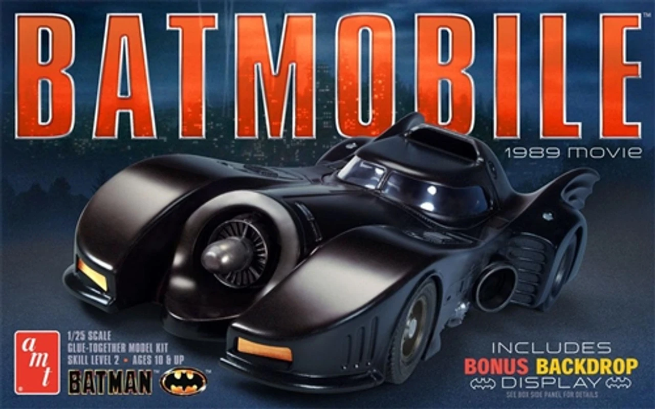AMT 935 - 1989 Batmobile - 1:25 Scale Kit 1 AMT 935 - 1989 Batmobile - 1:25 Scale Kit