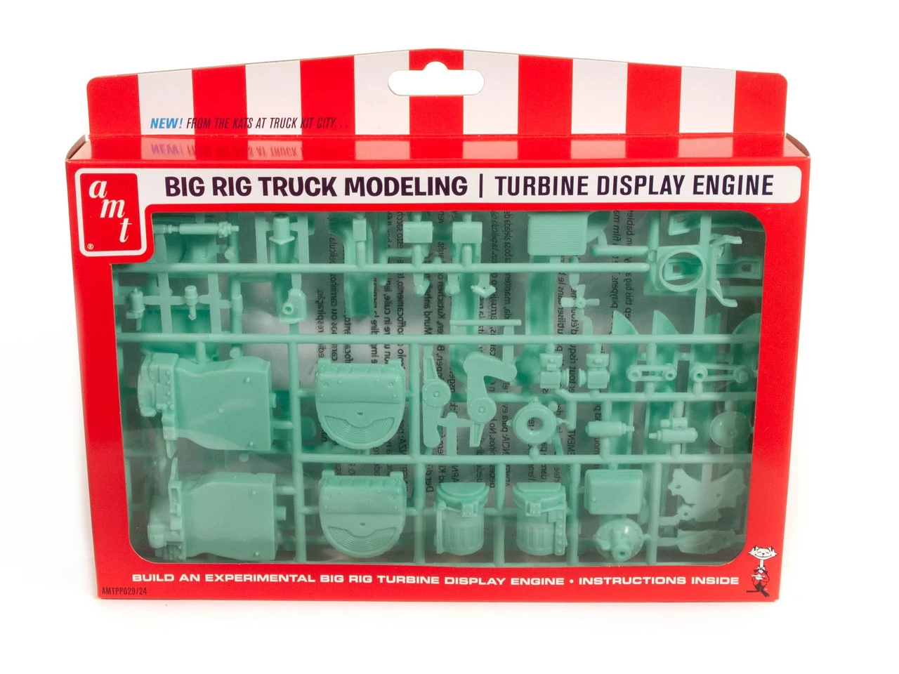 AMT PP029 - Big Rig Turbine Engine Parts Pack - 1:25 Scale Kit 1 AMT PP029 - Big Rig Turbine Engine Parts Pack - 1:25 Scale Kit