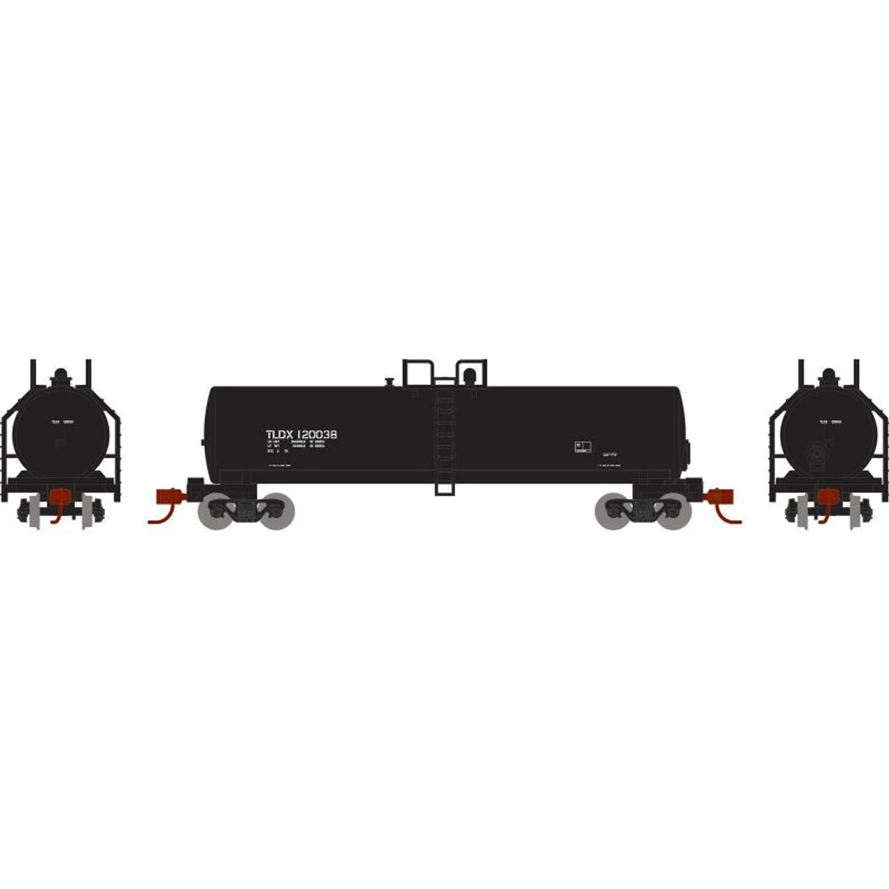 Athearn 13730 - RTC 20,900 Gallon Tank GE Rail Services (TLDX) 120038 - N Scale 1 Athearn 13730 - RTC 20,900 Gallon Tank GE Rail Services (TLDX) 120038 - N Scale