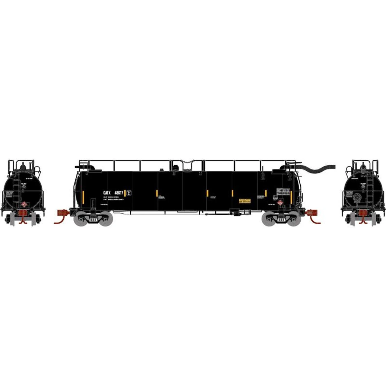 Athearn 15062 - TankTrain Intermediate GATX 48625 - N Scale 1 Athearn 15062 - TankTrain Intermediate GATX 48625 - N Scale