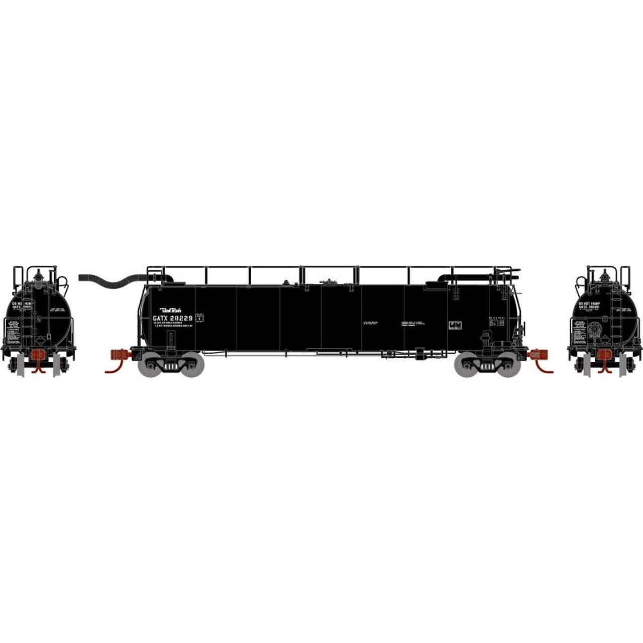 Athearn 15069 - TankTrain Intermediate GATX 28234 - N Scale 1 Athearn 15069 - TankTrain Intermediate GATX 28234 - N Scale