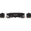 Athearn RTR 15162 - 40' 3-Bay Ribbed Hopper W/ Load Norfolk & Western (NW) 28810 - HO Scale
