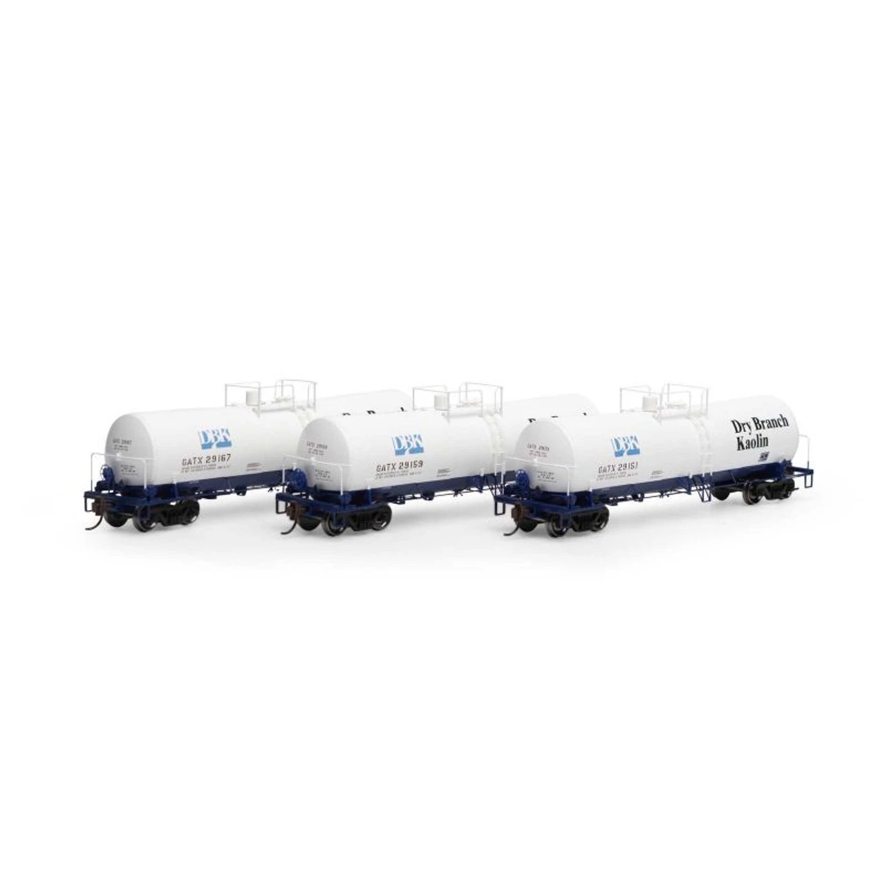 Athearn RTR 16353 - 16K Gal Clay Slurry Tank GATX 29167, 29159, 29151 - HO Scale 1 Athearn RTR 16353 - 16K Gal Clay Slurry Tank GATX 29167, 29159, 29151 - HO Scale