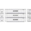 Athearn 17298 - 48' Container [3 Pack] Rail-Bridge (RBCU) - N Scale