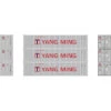 Athearn 17390 - 40' Corrugated Low-Cube Container (3) YangMing - N Scale