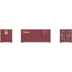 Athearn 17726 - 20' Corrugated Container GLDU 3 Pack - N Scale