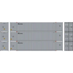 Athearn 17742 - 53' CIMC Container (3) Railpool (APXU) - N Scale