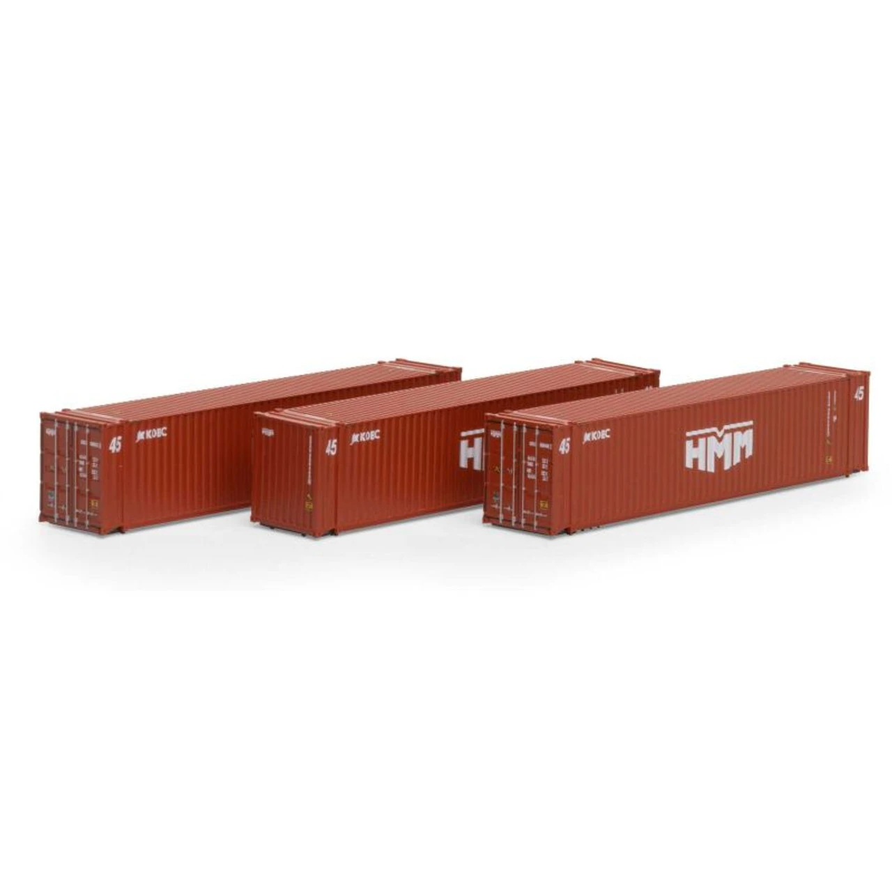 Athearn 17890 - 45' Container (3) HMM - N Scale 1 Athearn 17890 - 45' Container (3) HMM - N Scale