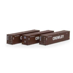 Athearn RTR 28040 - 45' Container (3) Crowley - HO Scale