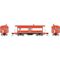Athearn 24335 - Bay Window Caboose St Louis - San Francisco (SLSF) 1728 - N Scale