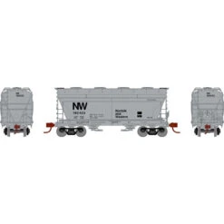 Athearn 24675 - ACF 2970 Covered Hopper Norfolk & Western (NW) 180423 - N Scale