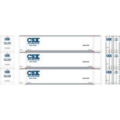 Athearn RTR 27691 - 48' Container [3 Pack] CSX (CSXU) - HO Scale