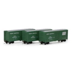 Athearn 67753 - 40' Modern Box Car Penn Central (PC) (3 Pack) - HO Scale
