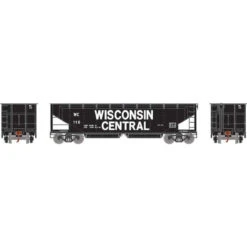 Athearn RTR 7076 - 40' Offset Ballast Hopper W/ Load Wisconsin Central (WC) 110 - HO Scale
