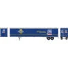 Athearn RTR 72803 - 53' Wabash Plate Trailer, Athearn 75th Ann. - HO Scale