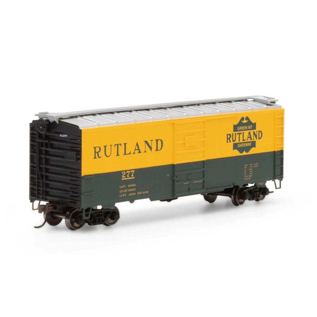 Athearn RTR 7623 - 40' Superior Door Boxcar Rutland 277 - HO Scale 1 Athearn RTR 7623 - 40' Superior Door Boxcar Rutland 277 - HO Scale