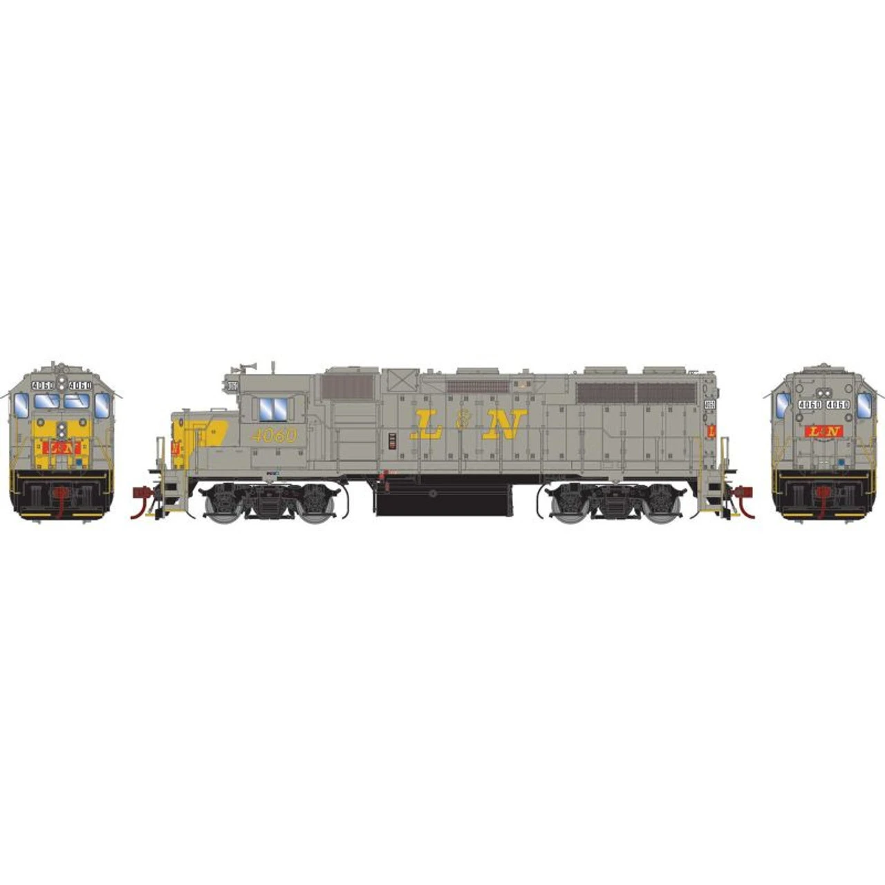 Athearn Genesis 71821 - EMD GP38-2 W/ DCC & Sound Louisville & Nashville (L&N) 4060 - HO Scale 1 Athearn Genesis 71821 - EMD GP38-2 W/ DCC & Sound Louisville & Nashville (L&N) 4060 - HO Scale