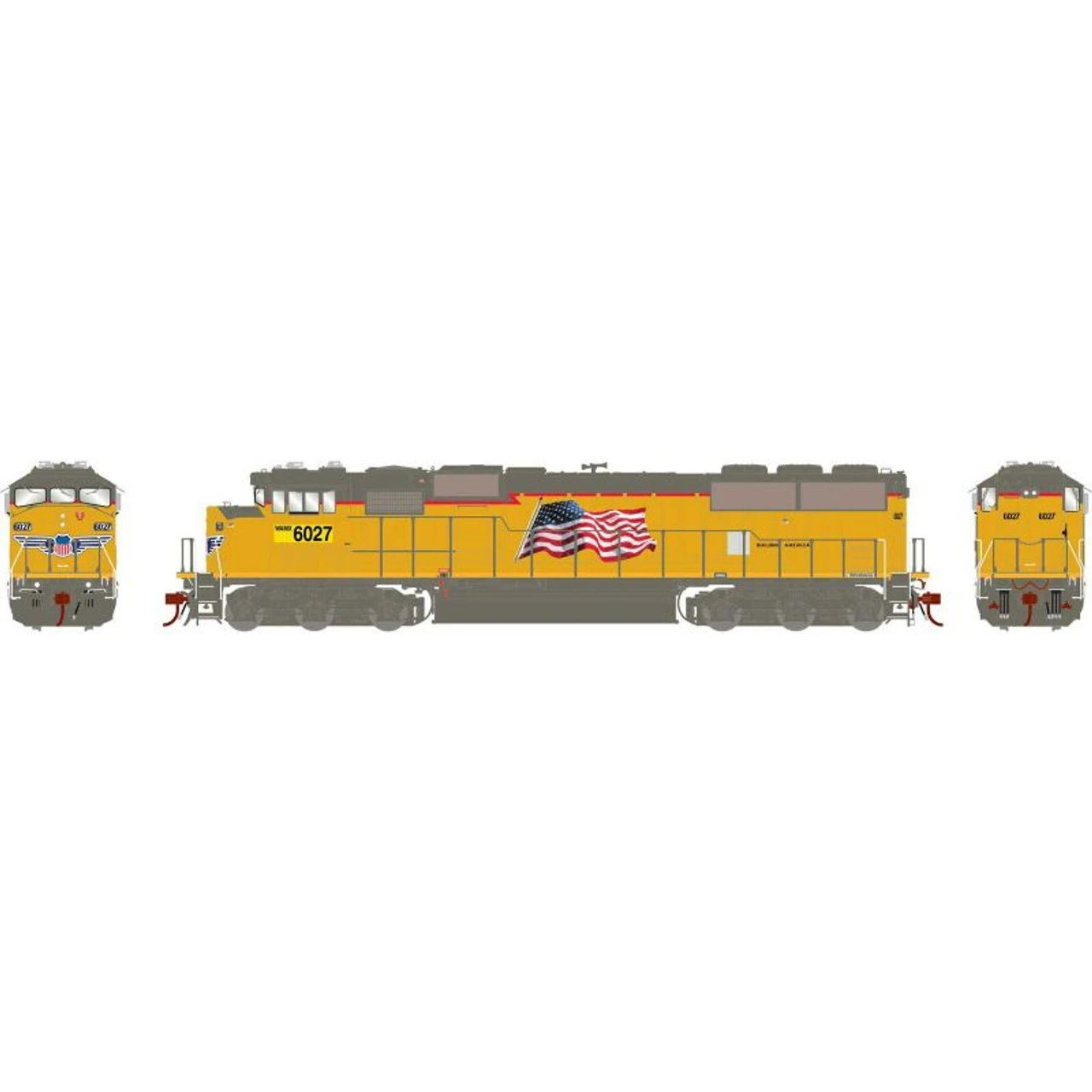 Athearn Genesis 75630 - EMD SD60M "TRICLOPS" W/ Tsunami2 DCC & Sound Webb Asset Management/Watco (WAMX) 6027 - HO Scale 1 Athearn Genesis 75630 - EMD SD60M "TRICLOPS" W/ Tsunami2 DCC & Sound Webb Asset Management/Watco (WAMX) 6027 - HO Scale