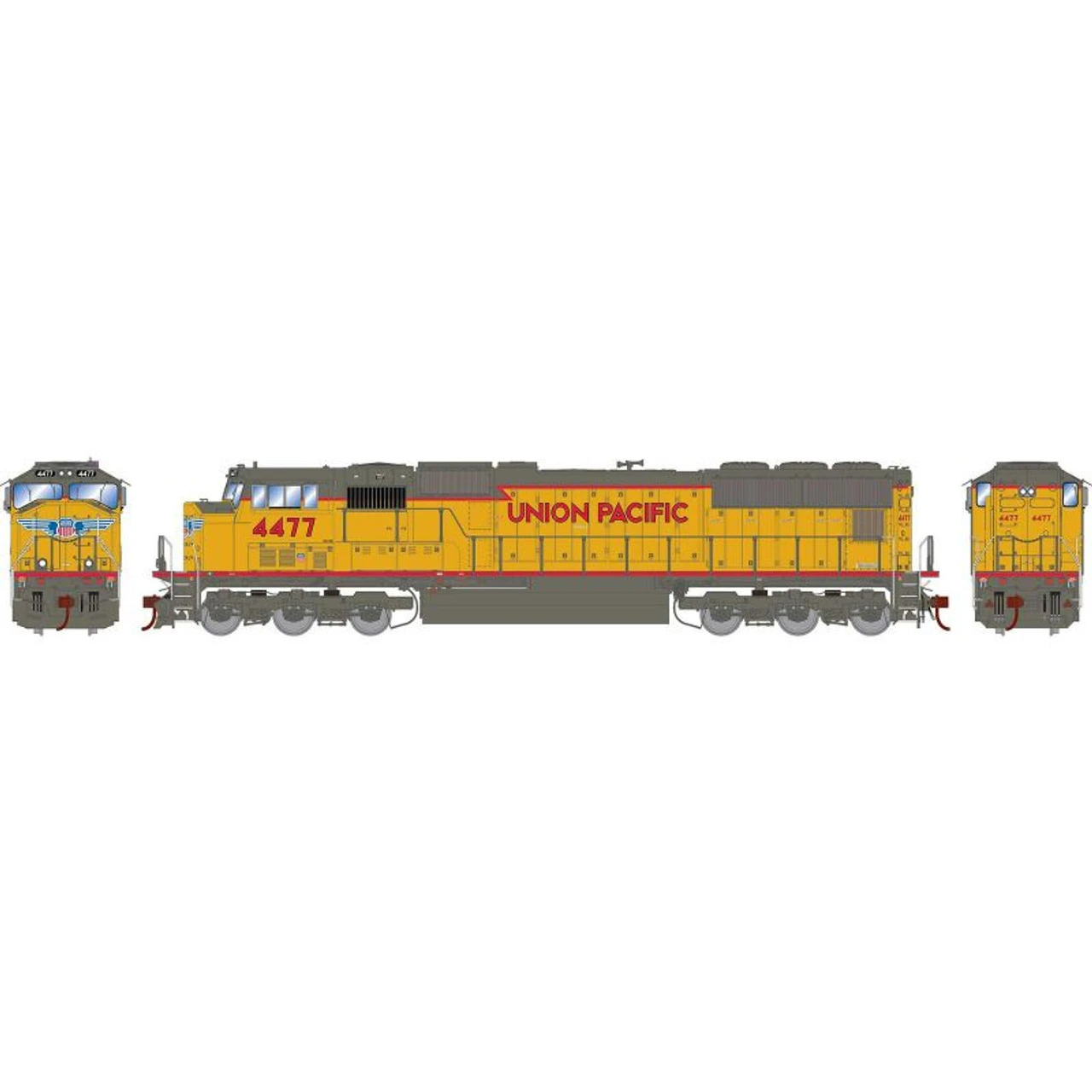Athearn Genesis 75821 - EMD SD70M W/ Tsunami2 DCC & Sound Union Pacific (UP) 4477 - HO Scale 1 Athearn Genesis 75821 - EMD SD70M W/ Tsunami2 DCC & Sound Union Pacific (UP) 4477 - HO Scale