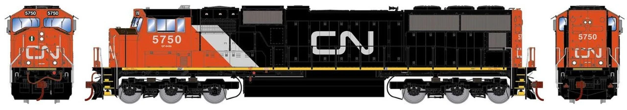 Athearn Genesis 75825 - EMD SD75I W/ Tsunami2 DCC & Sound Canadian National (CN) 5750 - HO Scale 1 Athearn Genesis 75825 - EMD SD75I W/ Tsunami2 DCC & Sound Canadian National (CN) 5750 - HO Scale