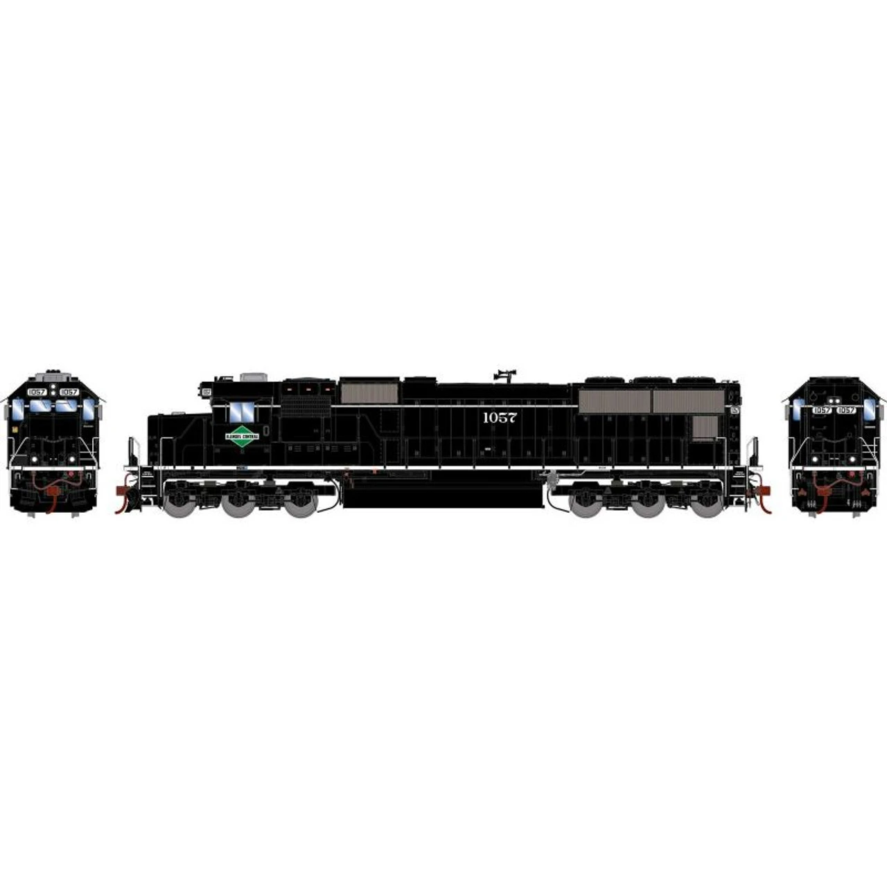Athearn Genesis 75730 - EMD SD70 Illinois Central (IC) 1057 - HO Scale 1 Athearn Genesis 75730 - EMD SD70 Illinois Central (IC) 1057 - HO Scale