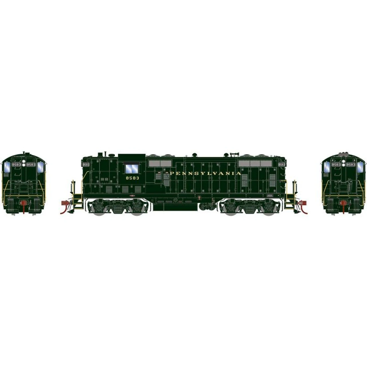 Athearn Genesis 82355 - EMD GP7 W/ DCC & Sound Pennsylvania (PRR) 8583 - HO Scale 1 Athearn Genesis 82355 - EMD GP7 W/ DCC & Sound Pennsylvania (PRR) 8583 - HO Scale