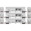 Athearn Genesis 15856 - ACF 4600 3-Bay Hopper Detroit, Toledo And Ironton (DTI) 10307, 10351, 10365 - HO Scale