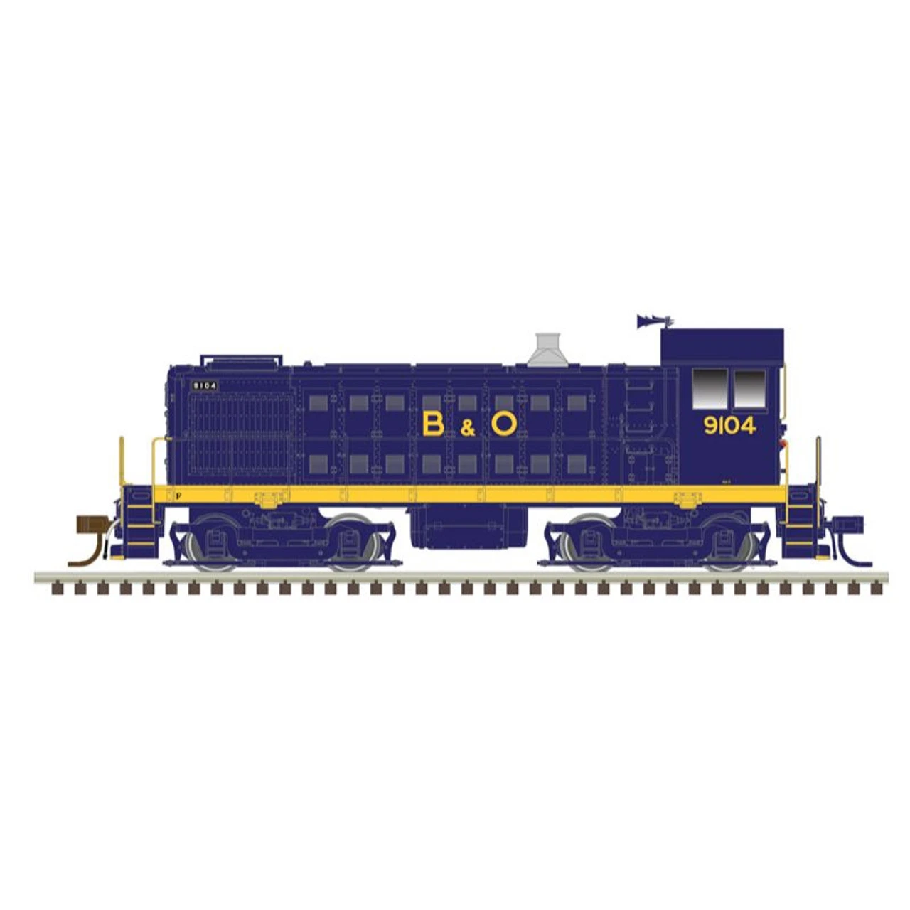 Atlas 10003814 - ALCO S-4 Baltimore & Ohio (B&O) 9104 - HO Scale 1 Atlas 10003814 - ALCO S-4 Baltimore & Ohio (B&O) 9104 - HO Scale