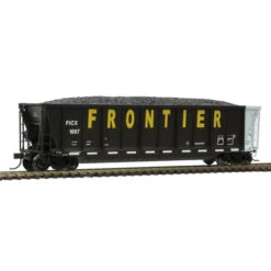 Atlas 20006687 - Coalveyor Bathtub Gondola - Frontier Scrap Metals (Black/Blue/Yellow) Frontier Scrap Metals (FICX) 30904 - HO Scale