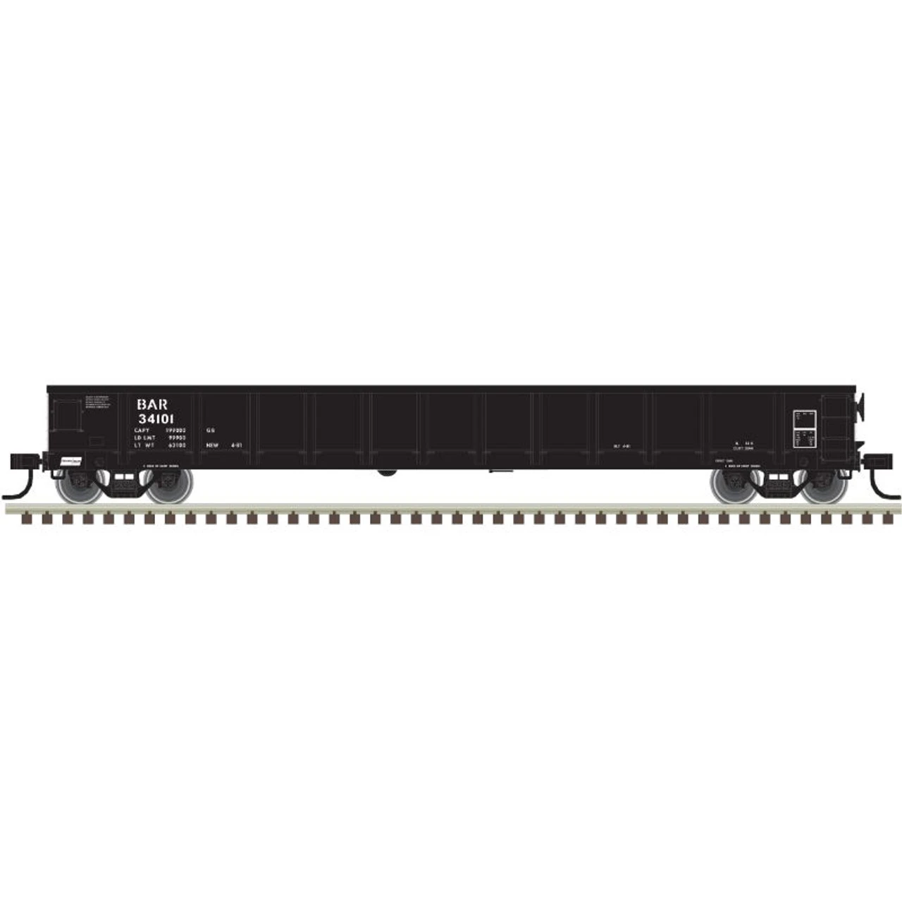 Atlas 20006854 - Evans 52'6" Gondola Bangor & Aroostook (BAR) 34105 - HO Scale 1 Atlas 20006854 - Evans 52'6" Gondola Bangor & Aroostook (BAR) 34105 - HO Scale