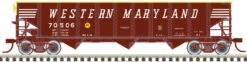 Atlas 20006923 - AAR 70 Ton 3-Bay Open Hopper Western Maryland (WM) 70002 - HO Scale