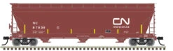 Atlas 20006950 - ACF® 4650 Centerflow Hopper Canadian National (WC) 87044 - HO Scale