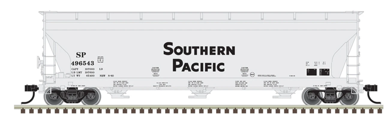 Atlas 20006952 - ACF® 4650 Centerflow Hopper Southern Pacific (SP) 496576 - HO Scale 1 Atlas 20006952 - ACF® 4650 Centerflow Hopper Southern Pacific (SP) 496576 - HO Scale