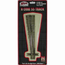 Atlas 2052 - Code 55 #7 Turnout - Left - N Scale