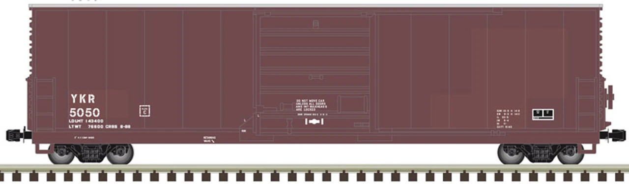 Atlas 50005246 - X72 Boxcar York Rail (YKR) 5051 - N Scale 1 Atlas 50005246 - X72 Boxcar York Rail (YKR) 5051 - N Scale