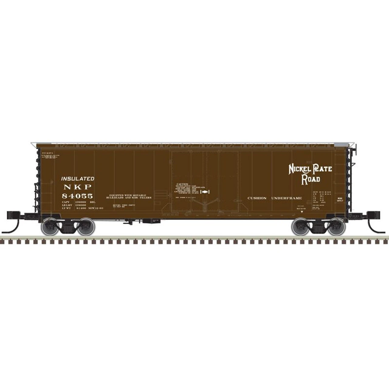 Atlas 50005698 - GA 50' RBL Box Car Nickel Plate Road (NKP) 84055 - N Scale 1 Atlas 50005698 - GA 50' RBL Box Car Nickel Plate Road (NKP) 84055 - N Scale