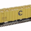 Atlas 50005813 - 4180 Airslide Covered Hopper Chessie (C&O) 619117 - N Scale