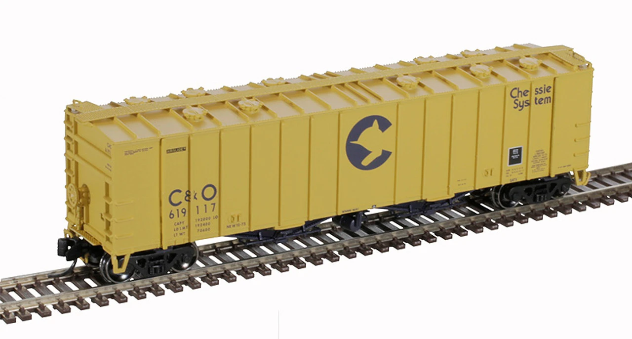 Atlas 50005813 - 4180 Airslide Covered Hopper Chessie (C&O) 619117 - N Scale 1 Atlas 50005813 - 4180 Airslide Covered Hopper Chessie (C&O) 619117 - N Scale