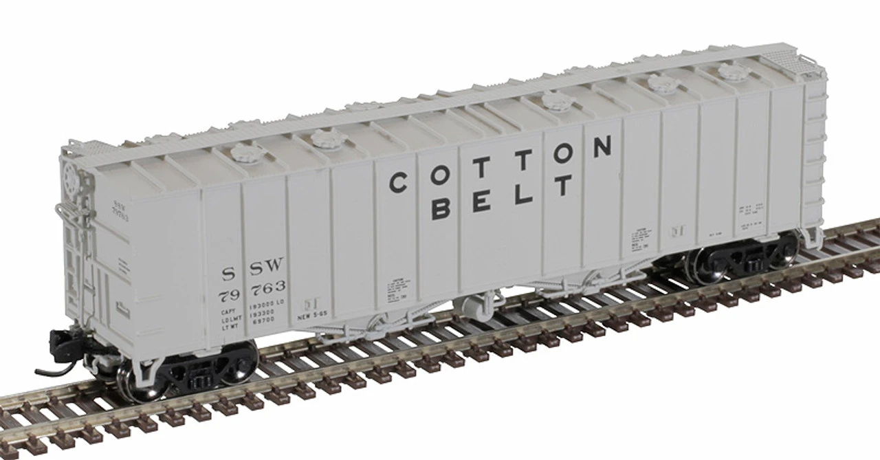 Atlas 50005816 - 4180 Airslide Covered Hopper Cotton Belt (SSW) 79763 - N Scale 1 Atlas 50005816 - 4180 Airslide Covered Hopper Cotton Belt (SSW) 79763 - N Scale