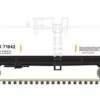 Atlas 50006149 - ACF 14,000-Gallon Kaolin Tank Car American Car & Foundry (ACFX) 71928 - N Scale