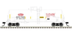 Atlas 50006154 - ACF 14,000-Gallon Kaolin Tank Car Dupont (ACFX) 71635 - N Scale