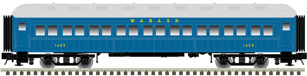 Atlas 50006251 - 60' Passenger Car Wabash (WAB) 1404 - N Scale 1 Atlas 50006251 - 60' Passenger Car Wabash (WAB) 1404 - N Scale