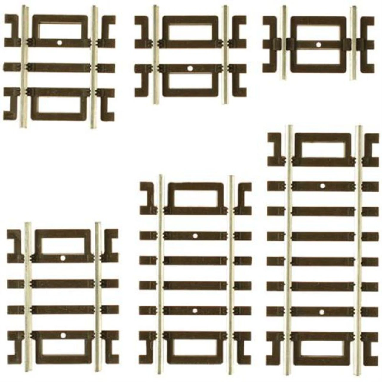 Atlas 524 - Short Straight Assortment - 12 Pc Total - HO Scale 1 Atlas 524 - Short Straight Assortment - 12 Pc Total - HO Scale