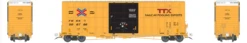 Aurora Miniatures 305002 - Gunderson 6276 50' Plate F Boxcar TTX (FBOX) 506447 - HO Scale