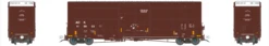Aurora Miniatures 305023 - Gunderson 6276 50' Plate F Boxcar Arkansas–Oklahoma Railroad (AOK) 115157 - HO Scale