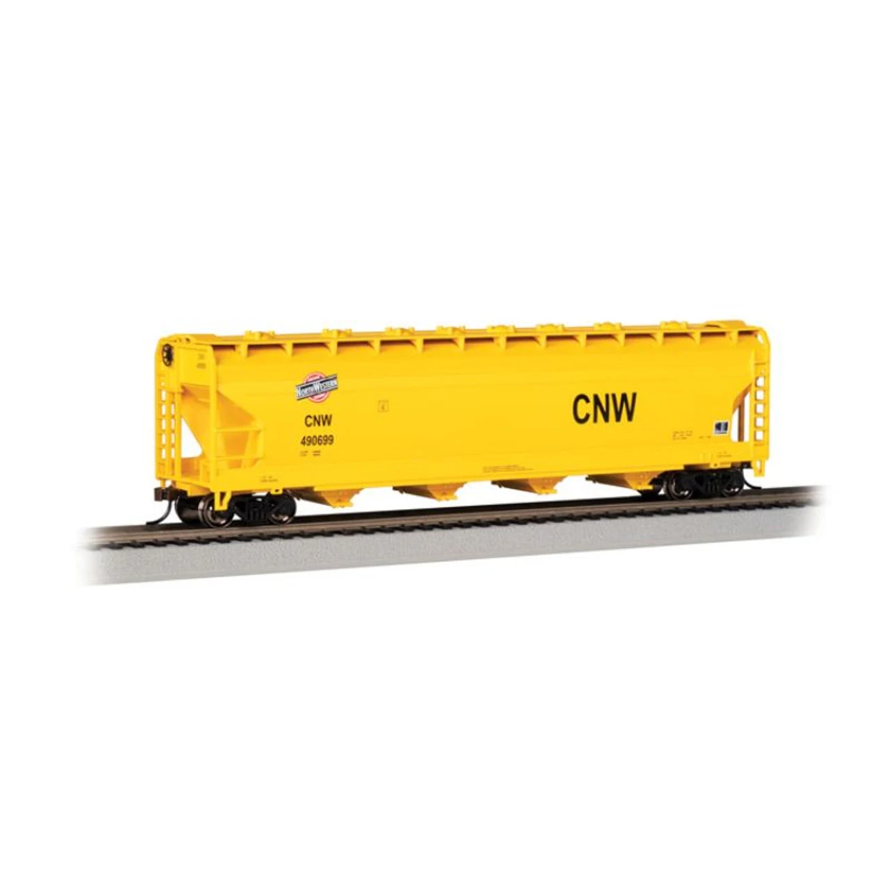 Bachmann 17559 - 56' ACF Hopper Chicago & Northwestern (CNW) 46099 - HO Scale 1 Bachmann 17559 - 56' ACF Hopper Chicago & Northwestern (CNW) 46099 - HO Scale