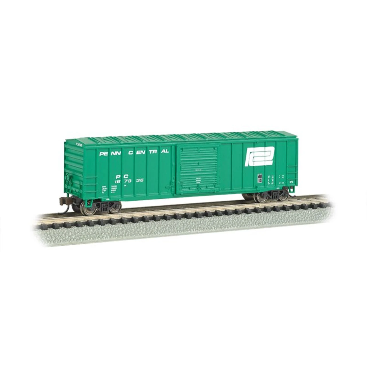 Bachmann 19662 - ACF 50'6" Outside Braced Box Car Penn Central (PC) 167335 - N Scale 1 Bachmann 19662 - ACF 50'6" Outside Braced Box Car Penn Central (PC) 167335 - N Scale
