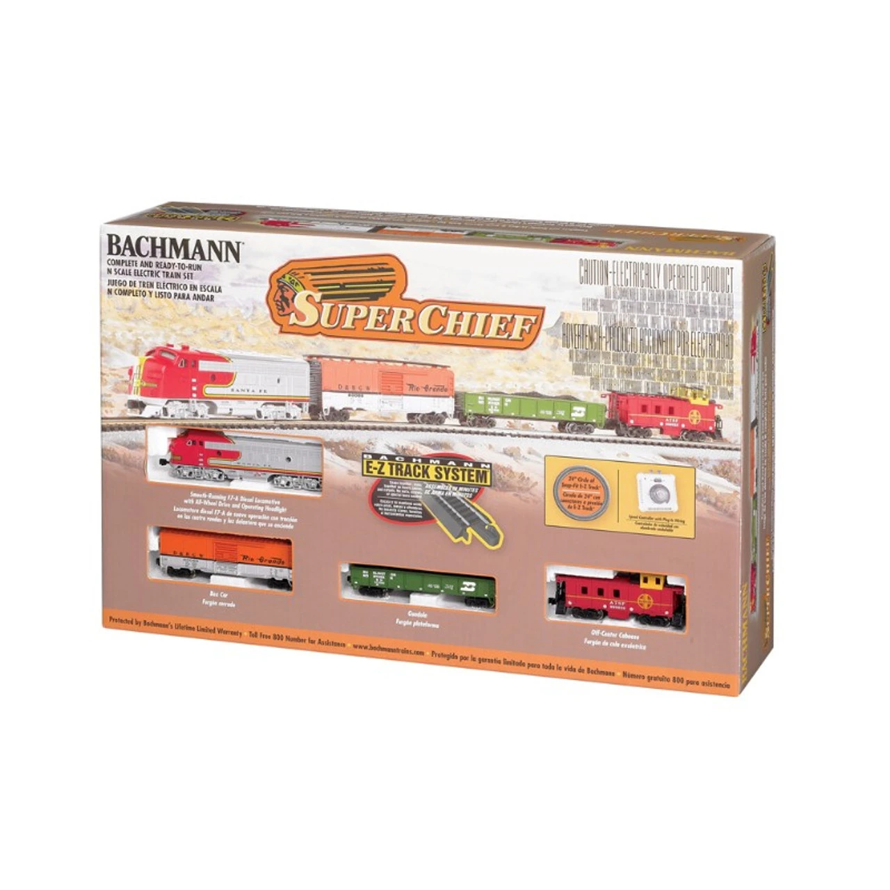 Bachmann 24021 - Super Chief Starter Set - N Scale 1 Bachmann 24021 - Super Chief Starter Set - N Scale